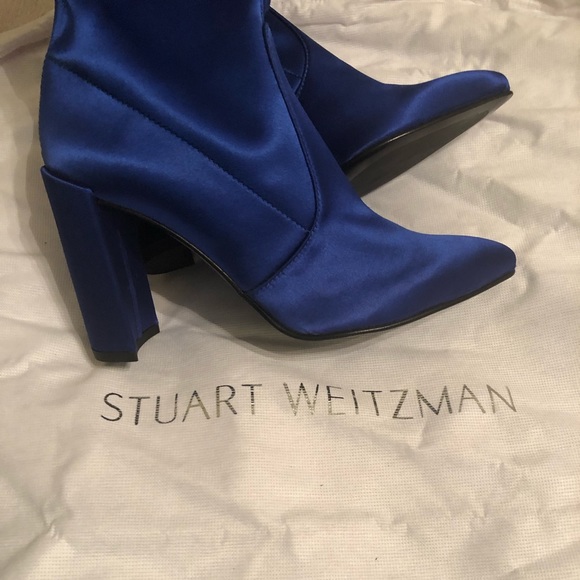 Stuart Weitzman Highchamp Satin Over-the-Knee Boot - Picture 5 of 8